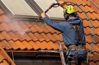 Démoussage et hydrofuge de toiture à Noiron